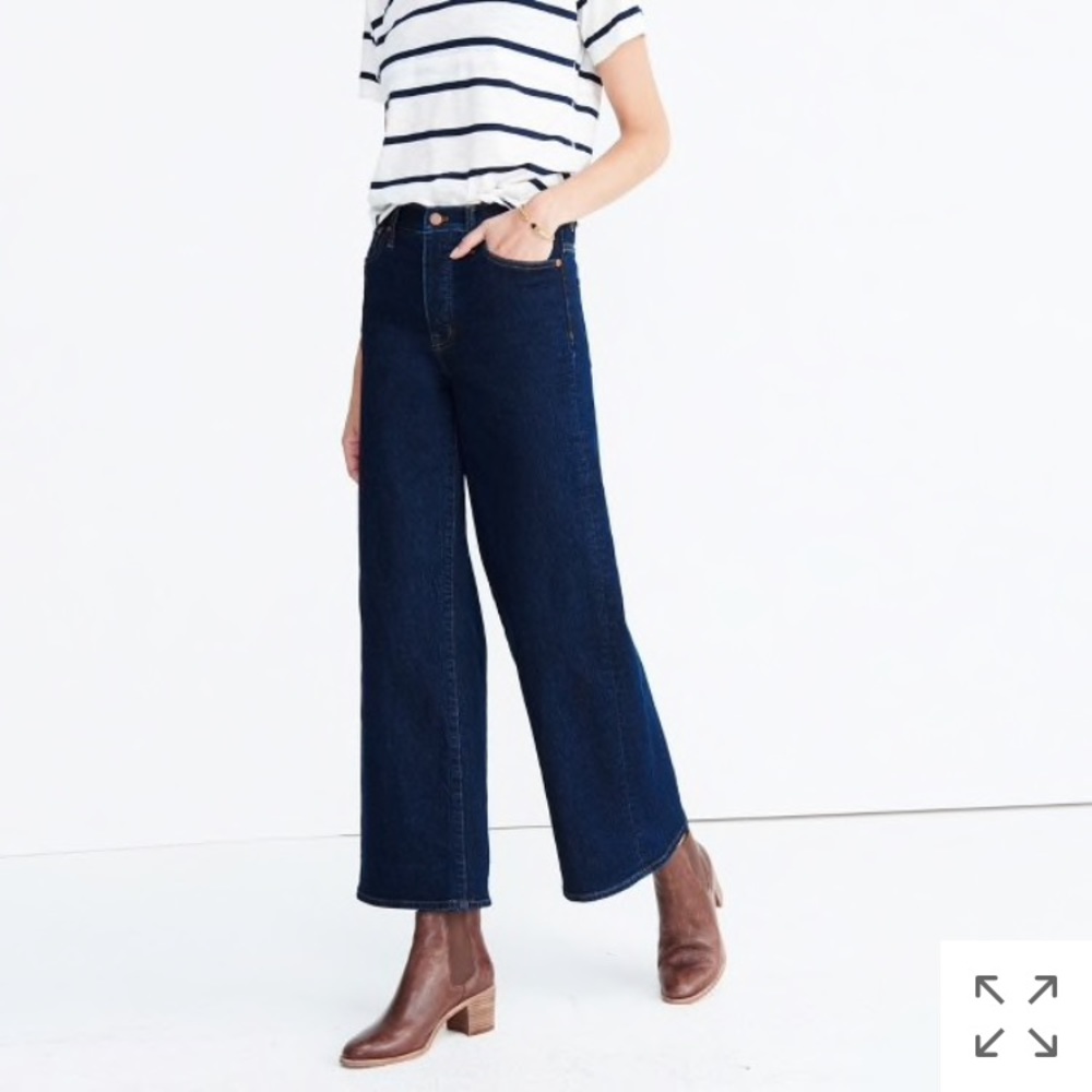 Madewell Wide Leg Corp Jeans Size 28